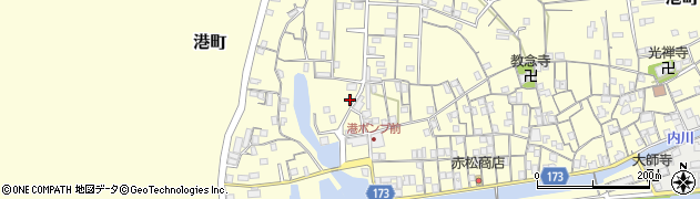 和歌山県有田市港町834周辺の地図