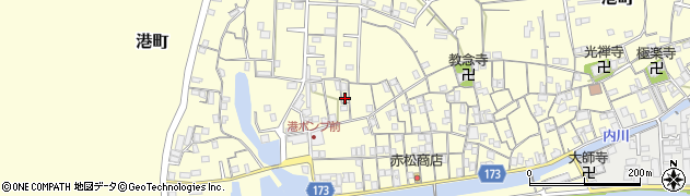 和歌山県有田市港町438周辺の地図