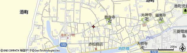 和歌山県有田市港町725周辺の地図