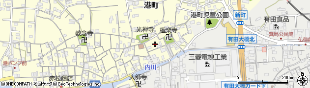 和歌山県有田市港町145周辺の地図