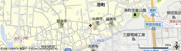 和歌山県有田市港町508周辺の地図