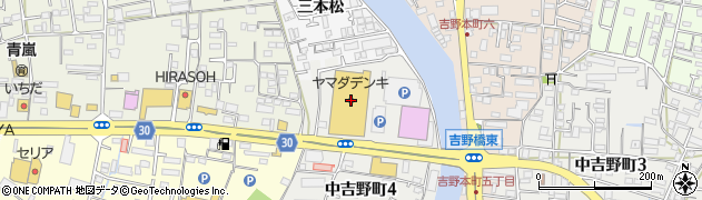 ヤマダデンキＴｅｃｃ　ＬＩＦＥ　ＳＥＬＥＣＴ徳島本店周辺の地図