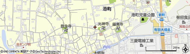 和歌山県有田市港町505周辺の地図