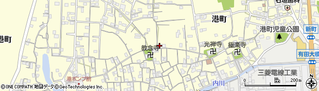 和歌山県有田市港町482周辺の地図