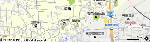 和歌山県有田市港町152周辺の地図