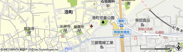 和歌山県有田市港町1402周辺の地図