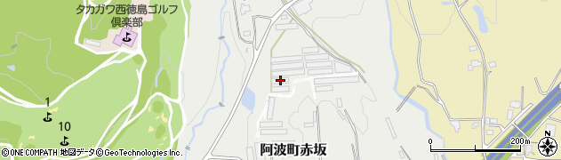 徳島県阿波市阿波町赤坂116周辺の地図