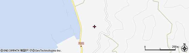 広島県呉市倉橋町（海越）周辺の地図