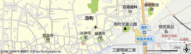 和歌山県有田市港町178周辺の地図
