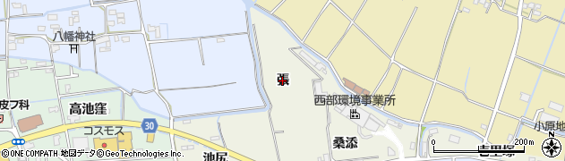 徳島県徳島市国府町北岩延（張）周辺の地図