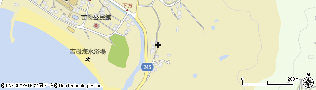 山口県下関市吉母21周辺の地図