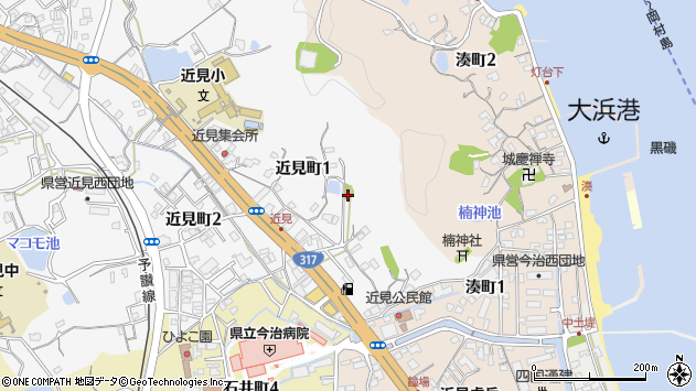 〒794-0007 愛媛県今治市近見町の地図