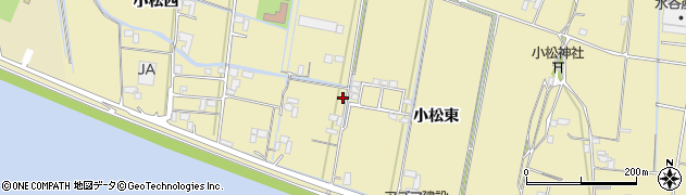 徳島県徳島市川内町（小松東）周辺の地図