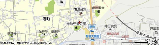 和歌山県有田市港町43周辺の地図