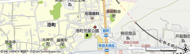 和歌山県有田市港町45周辺の地図