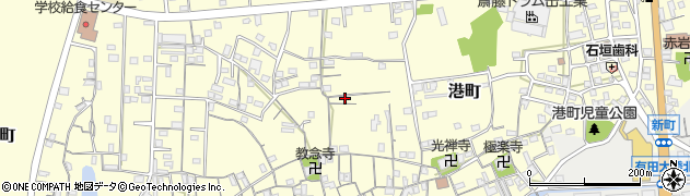 和歌山県有田市港町387周辺の地図