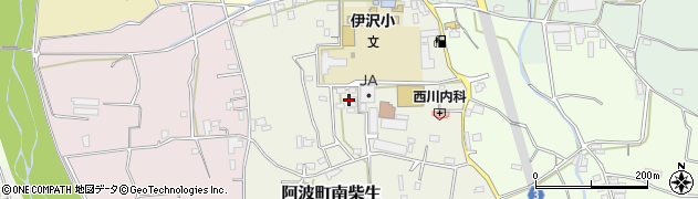 徳島県阿波市阿波町南柴生周辺の地図