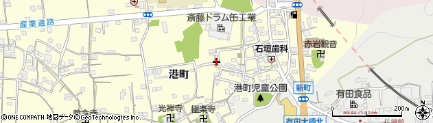 和歌山県有田市港町115周辺の地図