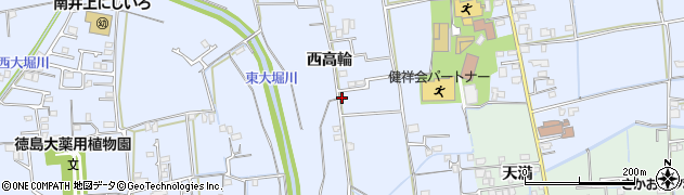 徳島県徳島市国府町西高輪145周辺の地図