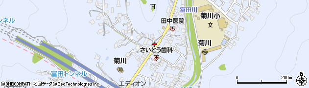 徳山菊川郵便局周辺の地図