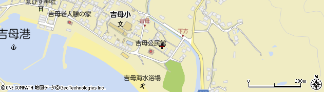 山口県下関市吉母278周辺の地図