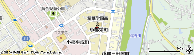 精華学園　高等学校周辺の地図