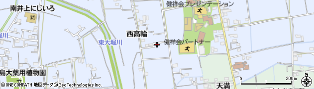 徳島県徳島市国府町西高輪148周辺の地図