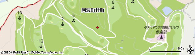 徳島県阿波市阿波町廿町周辺の地図
