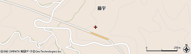 徳島県美馬市美馬町（藤宇）周辺の地図