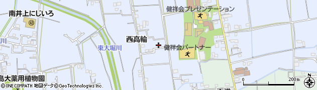 徳島県徳島市国府町西高輪150周辺の地図