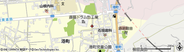 和歌山県有田市港町80周辺の地図