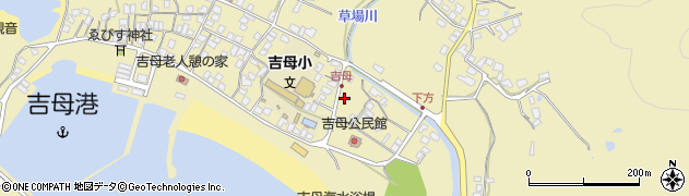 山口県下関市吉母284周辺の地図