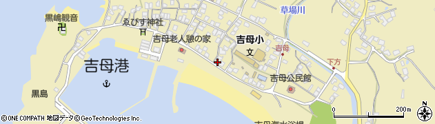 山口県下関市吉母334周辺の地図
