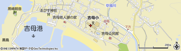 山口県下関市吉母287周辺の地図
