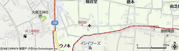 徳島県徳島市国府町芝原観音堂93周辺の地図