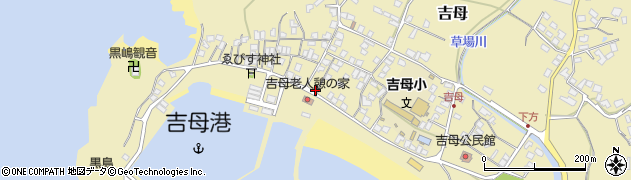 山口県下関市吉母341周辺の地図