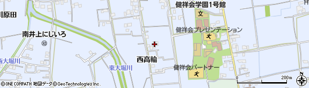 徳島県徳島市国府町西高輪159周辺の地図
