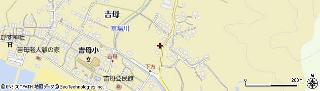 山口県下関市吉母176周辺の地図