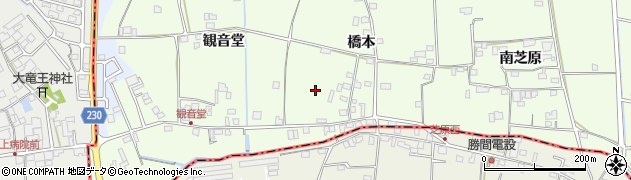 徳島県徳島市国府町芝原橋本周辺の地図