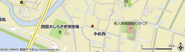 徳島県徳島市川内町（小松西）周辺の地図