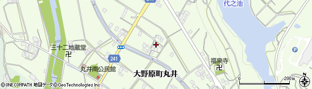 香川県観音寺市大野原町丸井周辺の地図