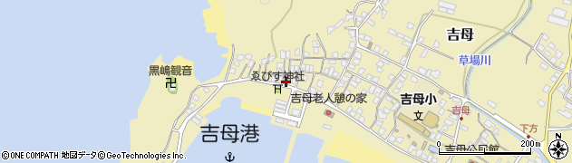 山口県下関市吉母424周辺の地図