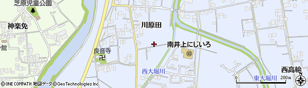 徳島県徳島市国府町（川原田）周辺の地図