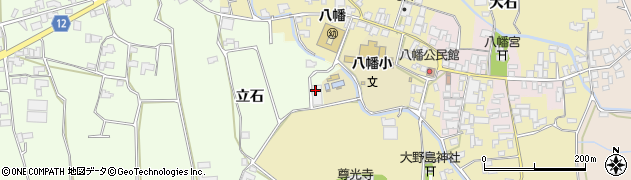 徳島県阿波市市場町山野上（立石）周辺の地図