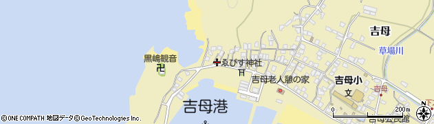山口県下関市吉母445周辺の地図