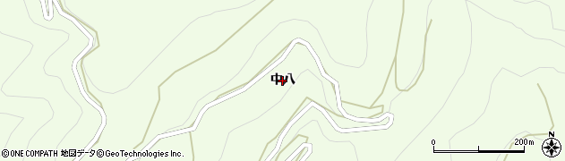 徳島県美馬市脇町（中八）周辺の地図