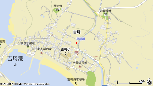 〒759-6541 山口県下関市吉母の地図