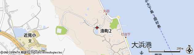 愛媛県今治市湊町周辺の地図