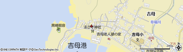 山口県下関市吉母433周辺の地図
