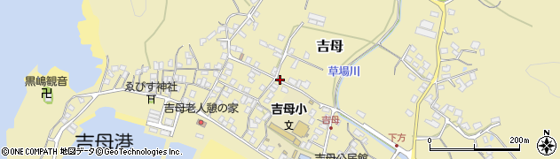 山口県下関市吉母256周辺の地図